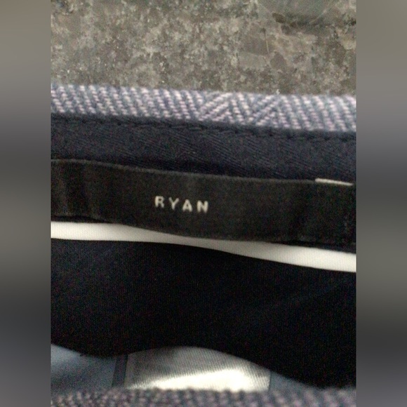 BANANA REPUBLIC Evan Wool Blend Light Lavender Purple Herrinbone Pants - US 6 - Picture 5 of 6